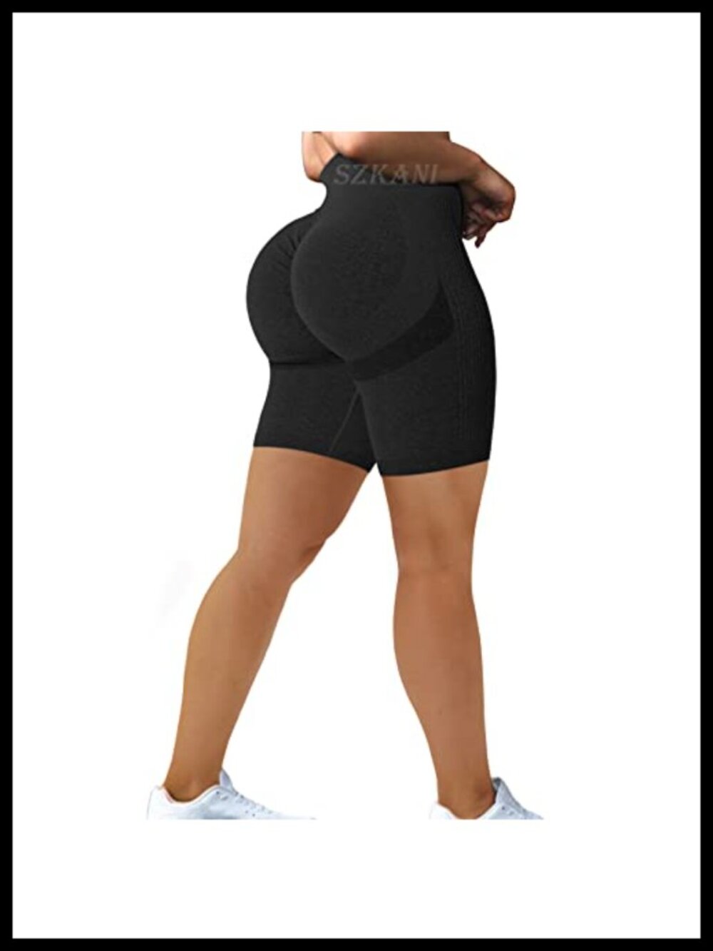 Scrunch Butt Lifting Seamless Shorts High Waist Tummy Control Workout Biker